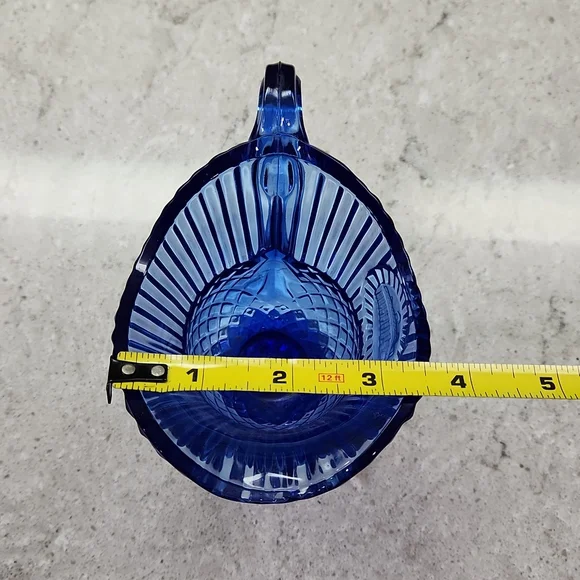 Vintage AVON Cobalt Blue Pitcher Old Mount Vernon - Picture 4 of 12